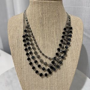 Layered Black Necklace